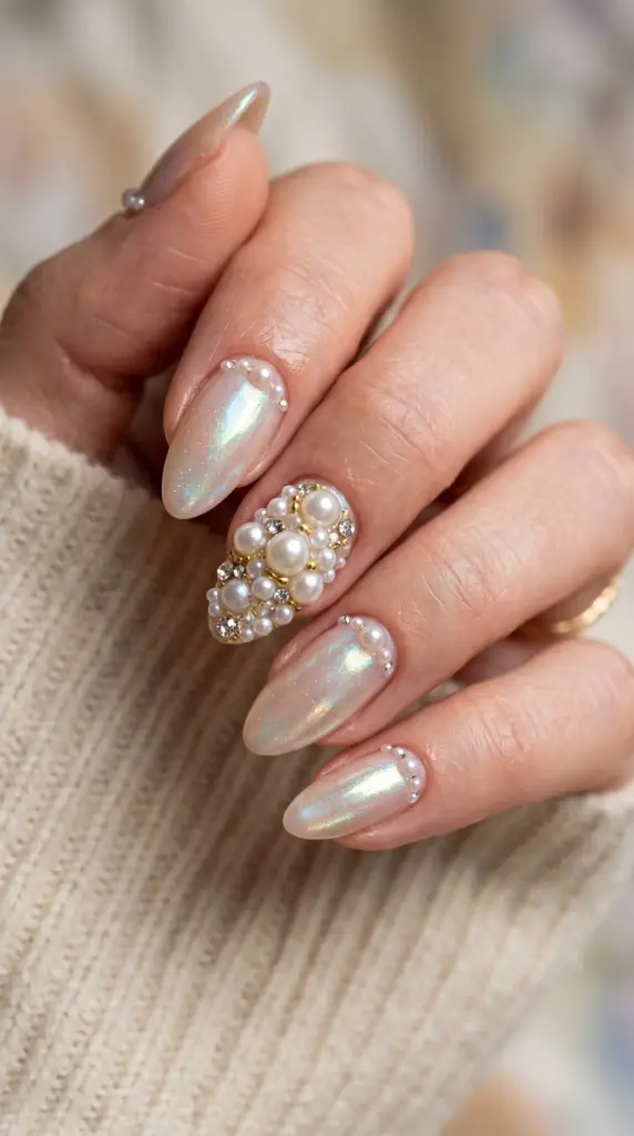 Elegant -Pearl -Accents