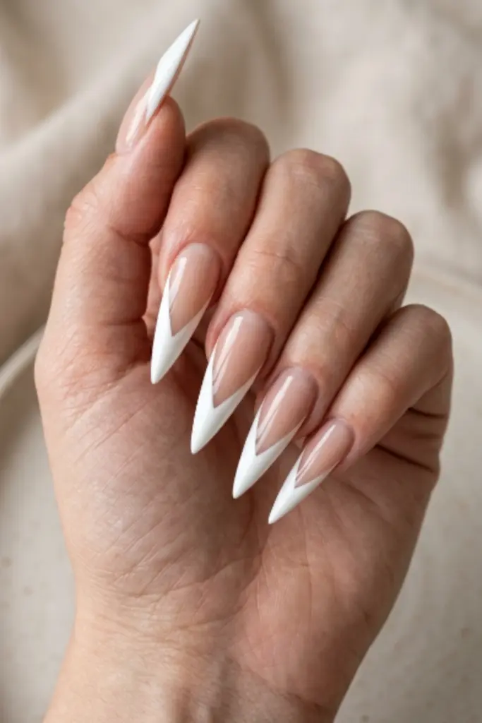Sharp -Stiletto- White